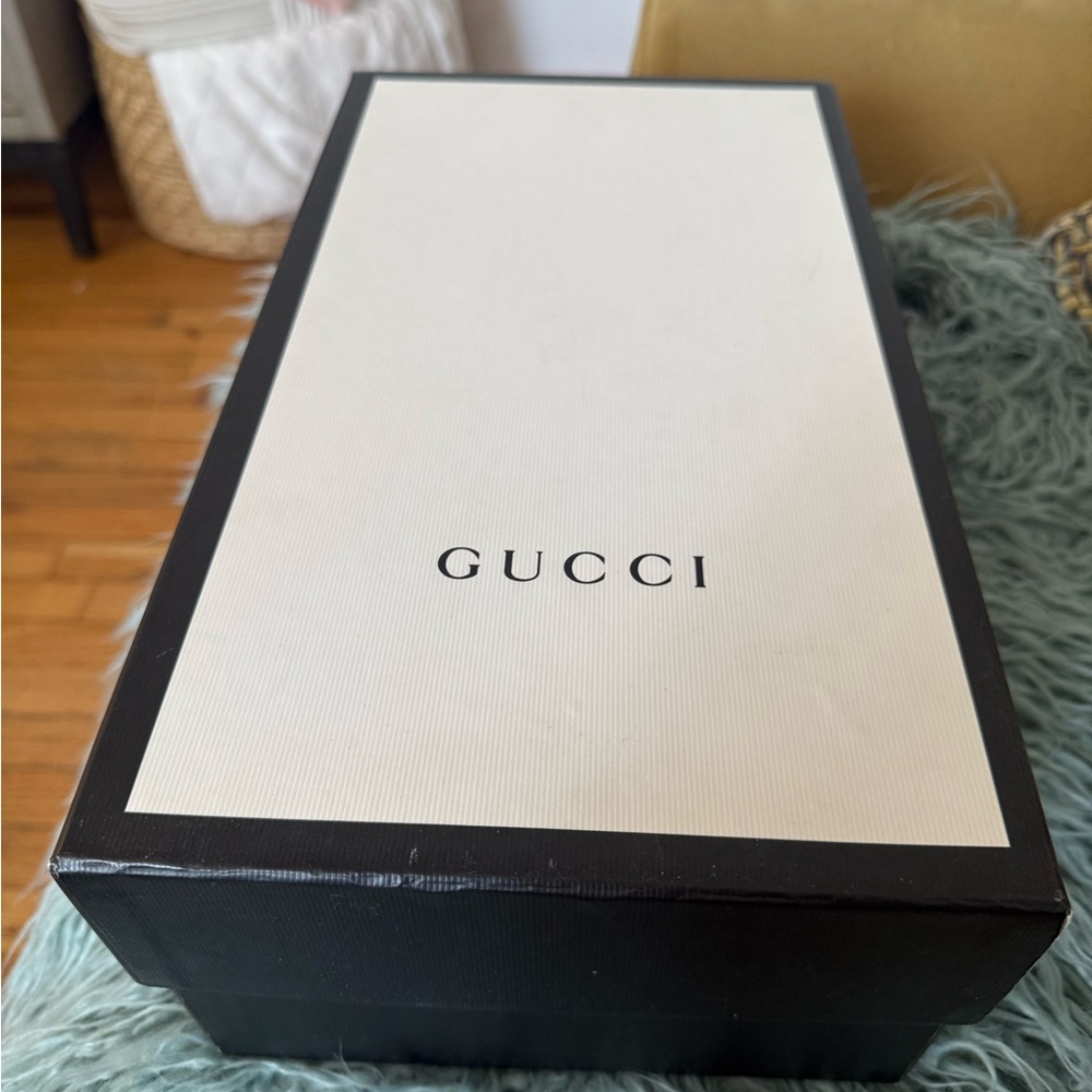 Gucci Black and White Shoe Box